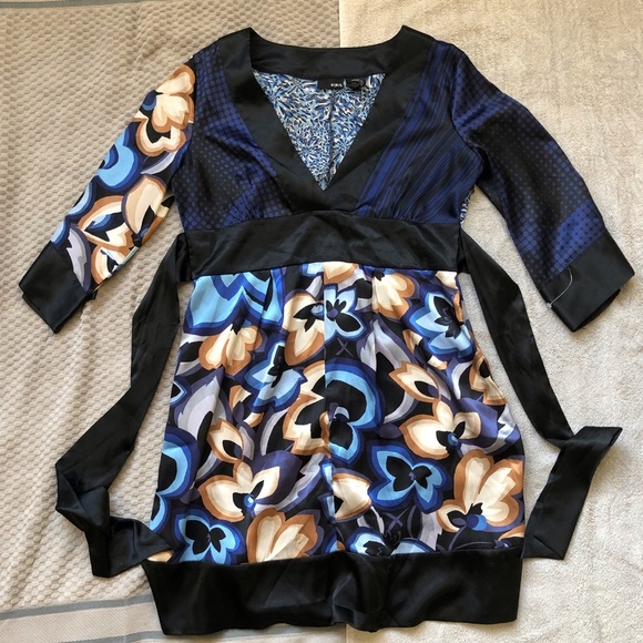 Women’s Navy Blue Ocean Vibe Robe Dress - Medium - Picture 1 of 3